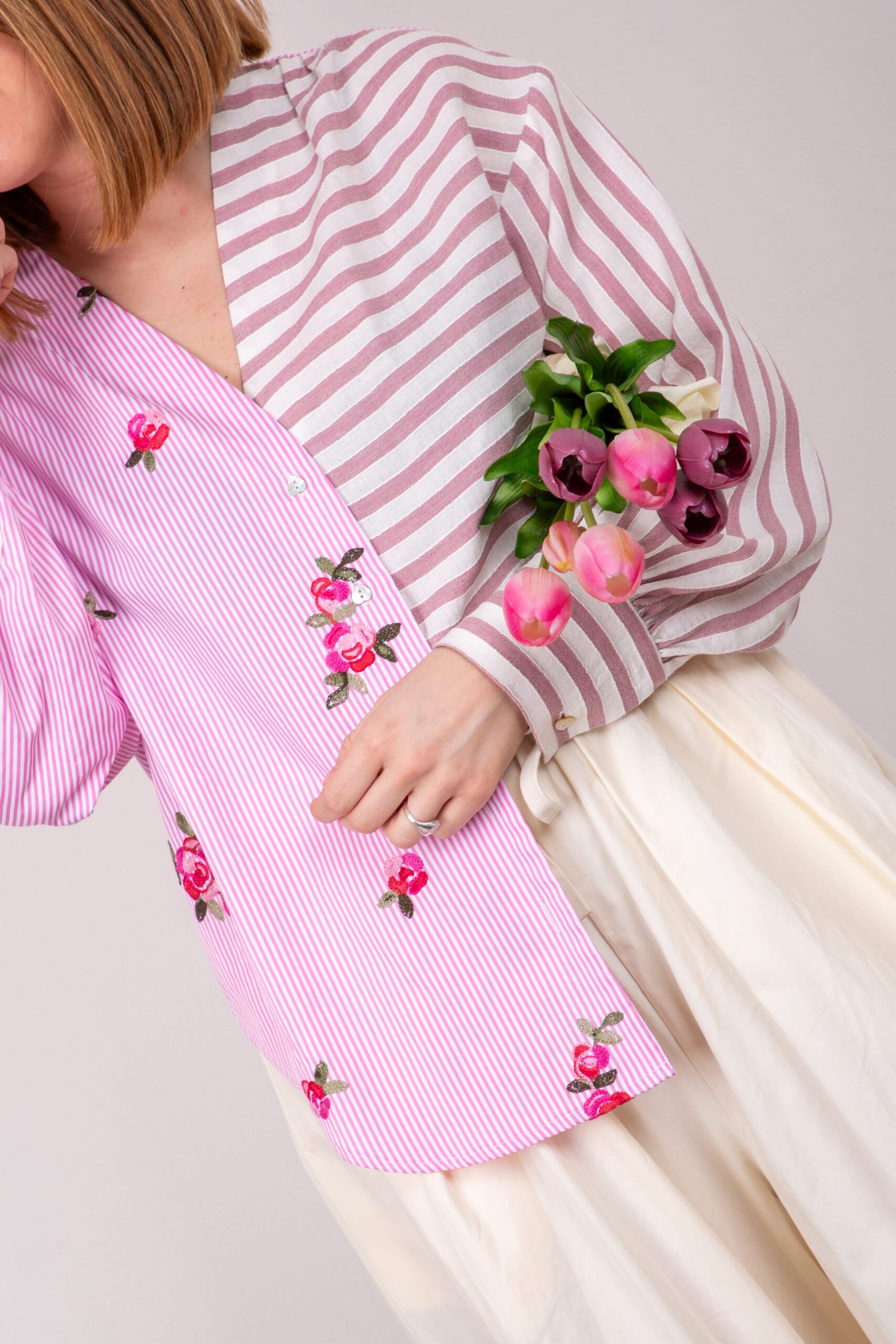 Camicetta Rosa Fantasia